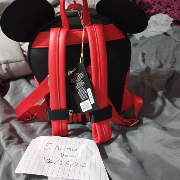 Minnie Mouse Cupcake Loungefly Backpack - Picture 3 of 3